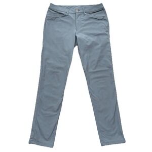 Lululemon ABC Chino Pants Men's 30x30 Slim Fit Pockets Warpstreme Blue